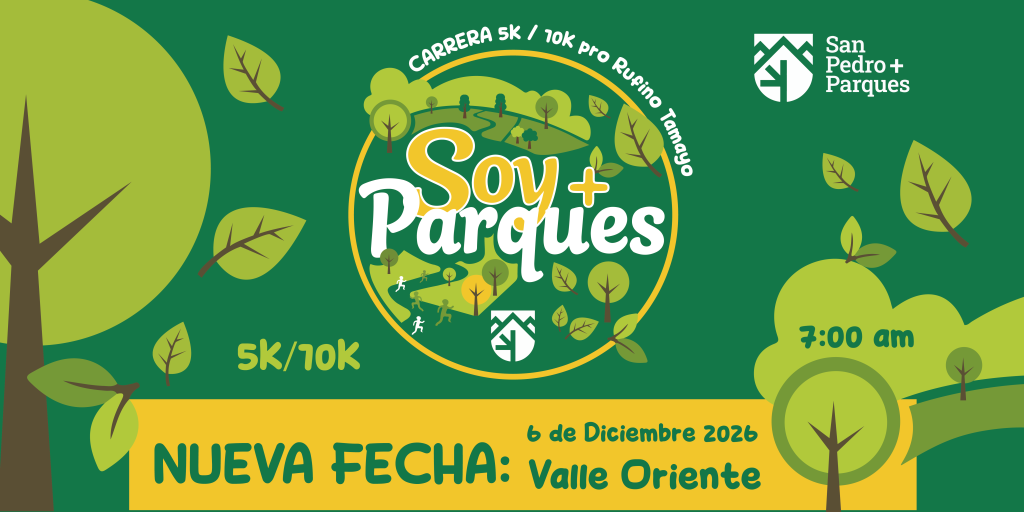 Carrera 5K y 10K Soy + Parques pro Rufino Tamayo 2026