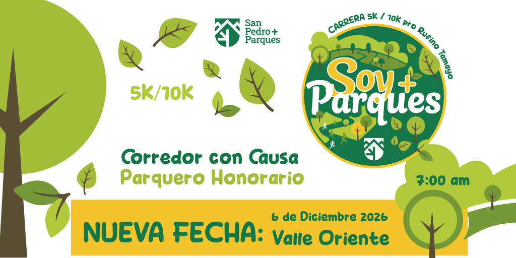Carrera 5K y 10K Soy + Parques pro Rufino Tamayo 2026 – Corredor con Causa
